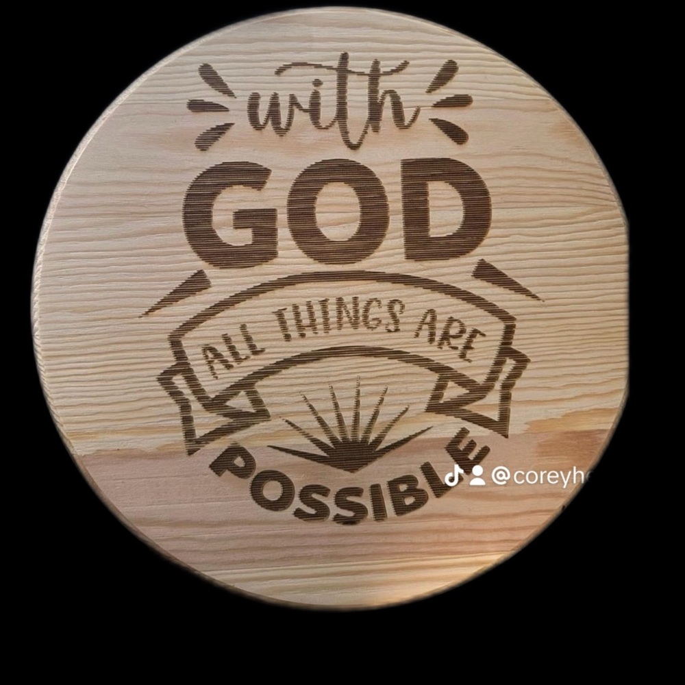 Inspirational Wooden Wall Decor Plaque